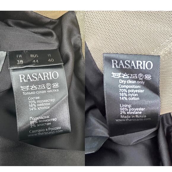 NWT Rasario Black Ruffle & Lace Corset Mini Dress, FR 38/US 6 - Picture 12 of 13